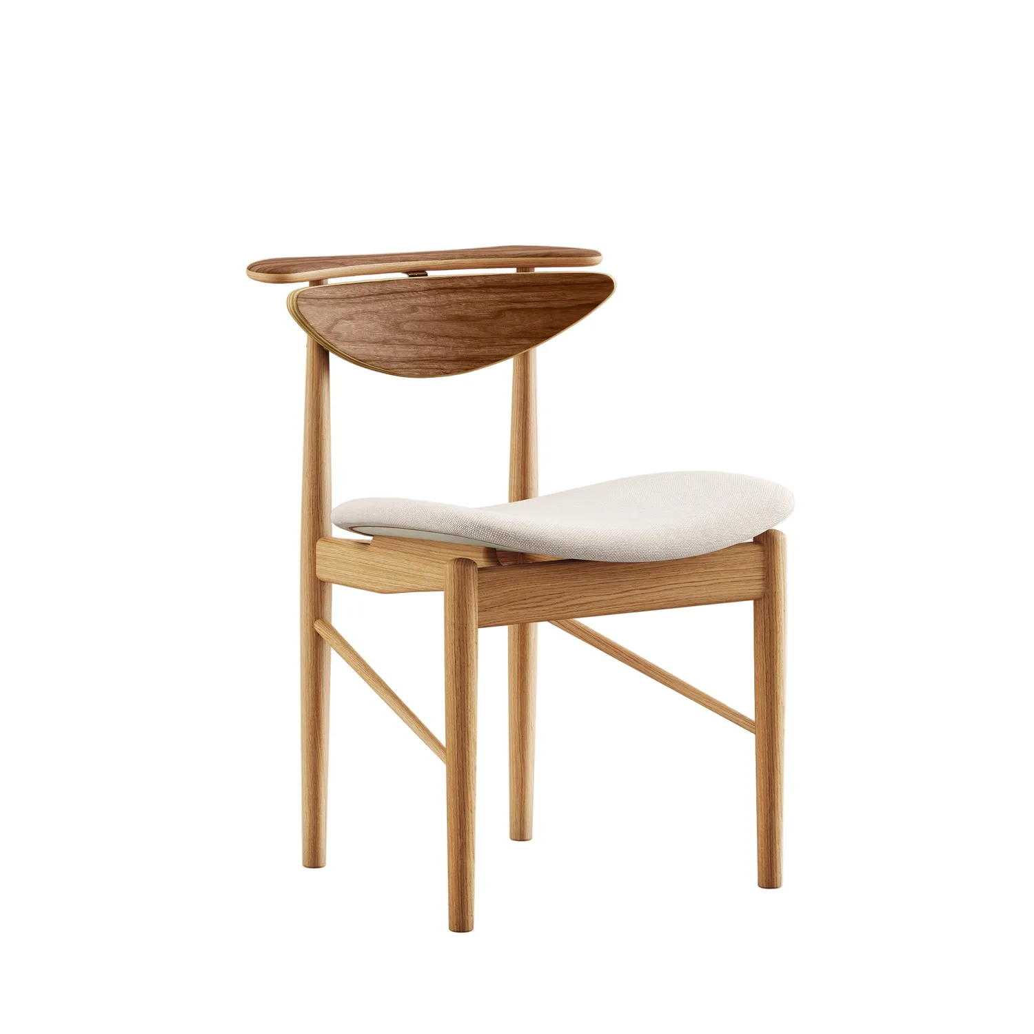 Finn Juhl Karmstol eg valnød Reading Chair