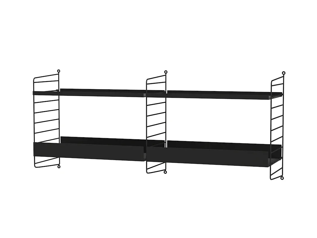 String Furniture String System Bundle B køkkenreol hvid