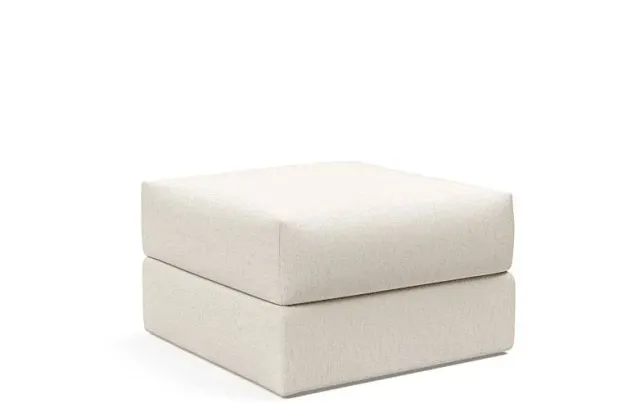 Ragna puf 75x75 bouclé off-white 45 cm