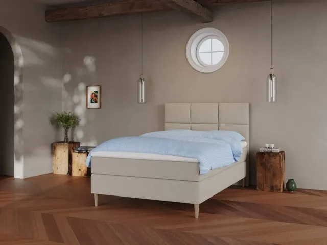 Ragna Svanhild 120x200 kontinentalseng sand