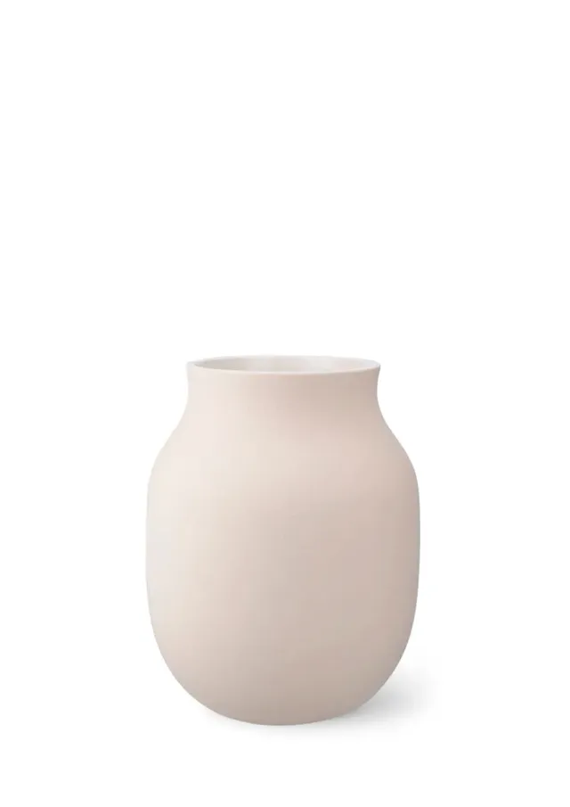 Kähler Studio Omaggio vase H20 cm sand keramik