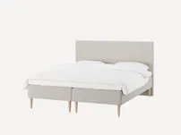 Ragna Saga boxseng 180x200 grå – pocketfjedre