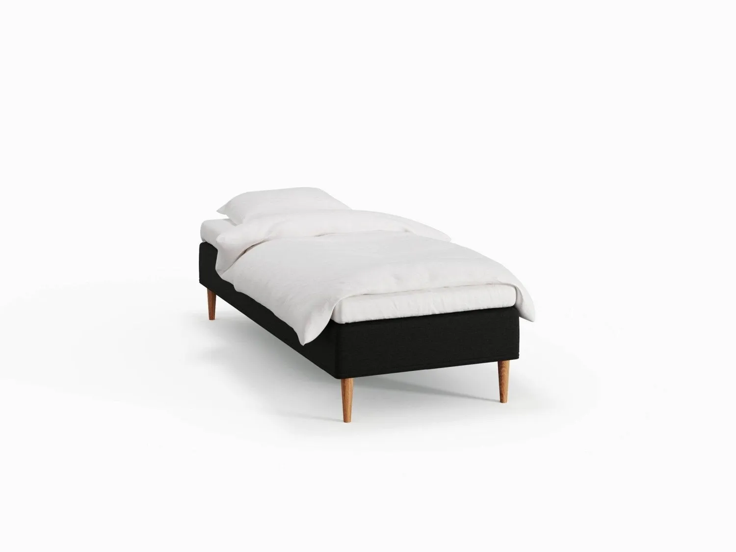 Ragna Saga 90x210 boxseng sort med pocketfjedre