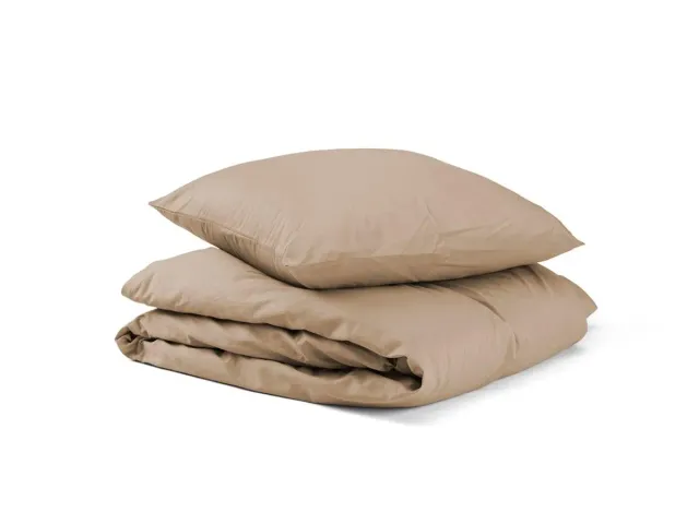 Sengefabrikken.dk SF sengetøj 200x220 sand bomuldssatin