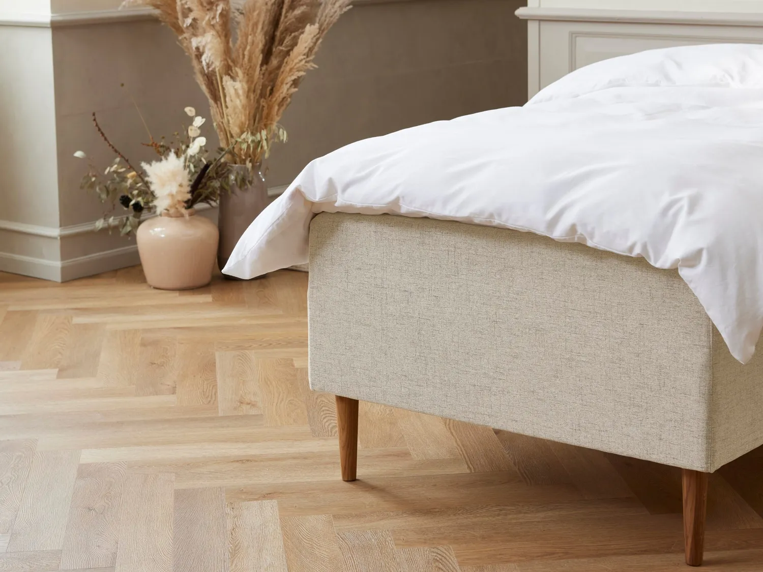 Fabrikkens Luksus boxmadras 80x200 sand Fast