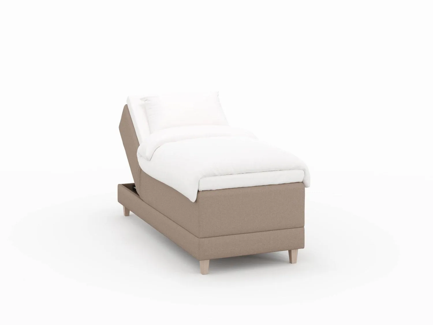 Ragna Aura seng 80x200 brun Ergonomic+