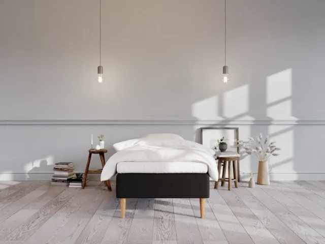 Ragna Saga 80x200 sort boxseng klassisk komfort