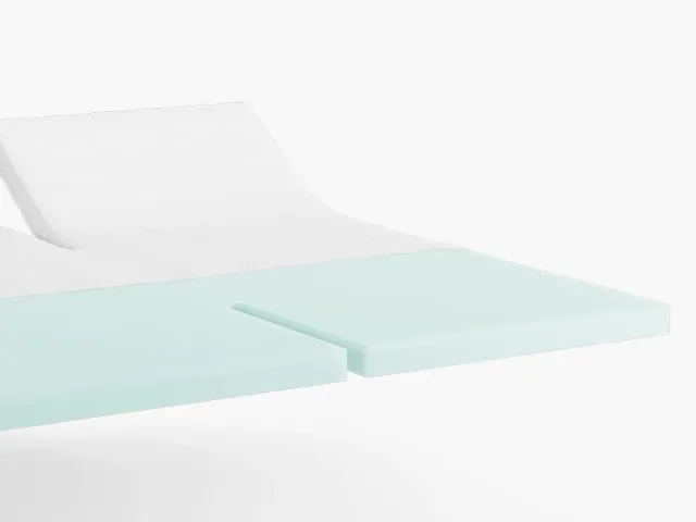 Sengefabrikken.dk Fabrikkens Kølende topmadras 60 mm split