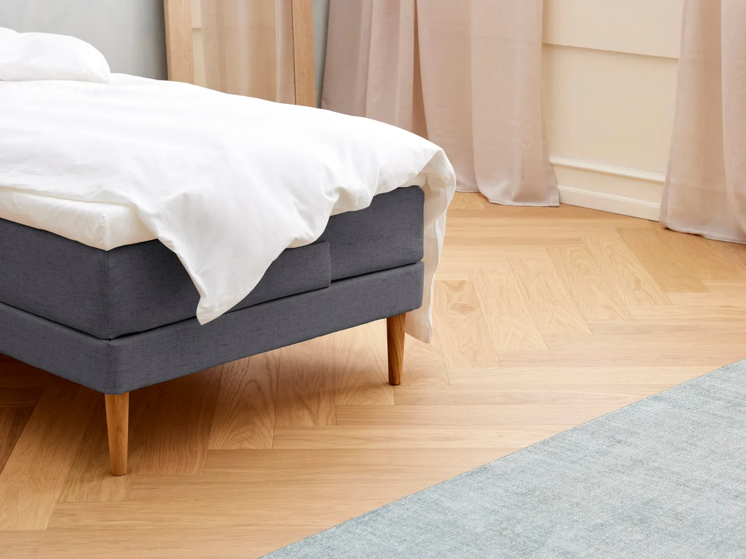 Sengefabrikken Kølende Elevation elevationsseng 80x200 antracit