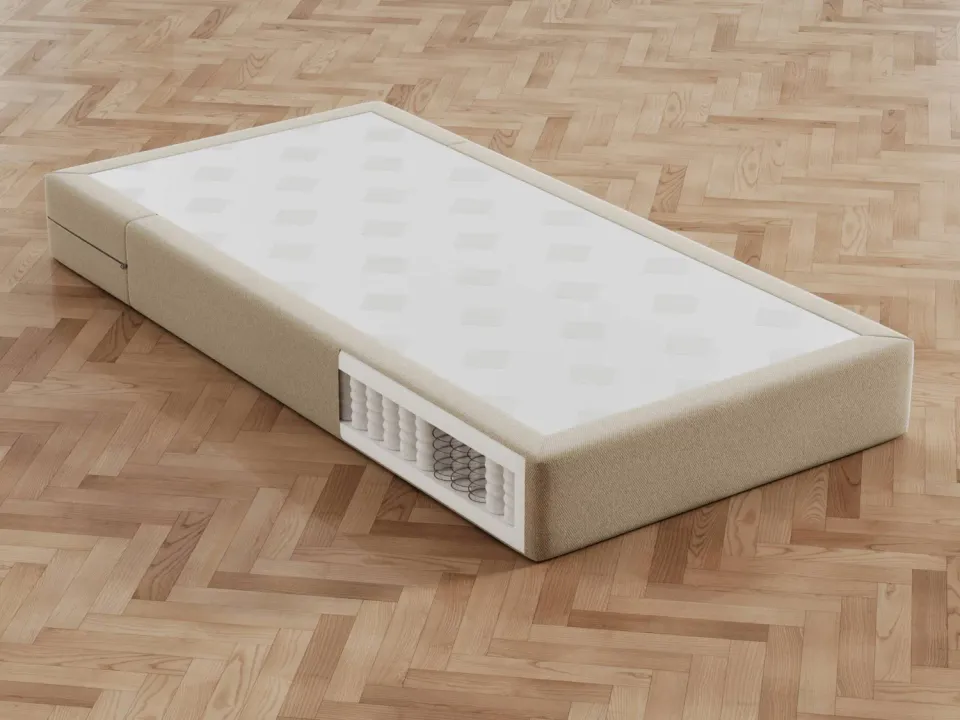 Ragna springmadras 80x200 sand vælg fasthed