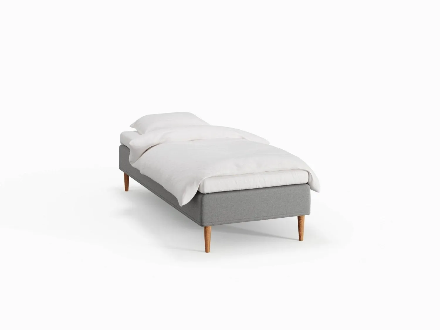 Ragna Saga boxseng 90x210 grå – fast