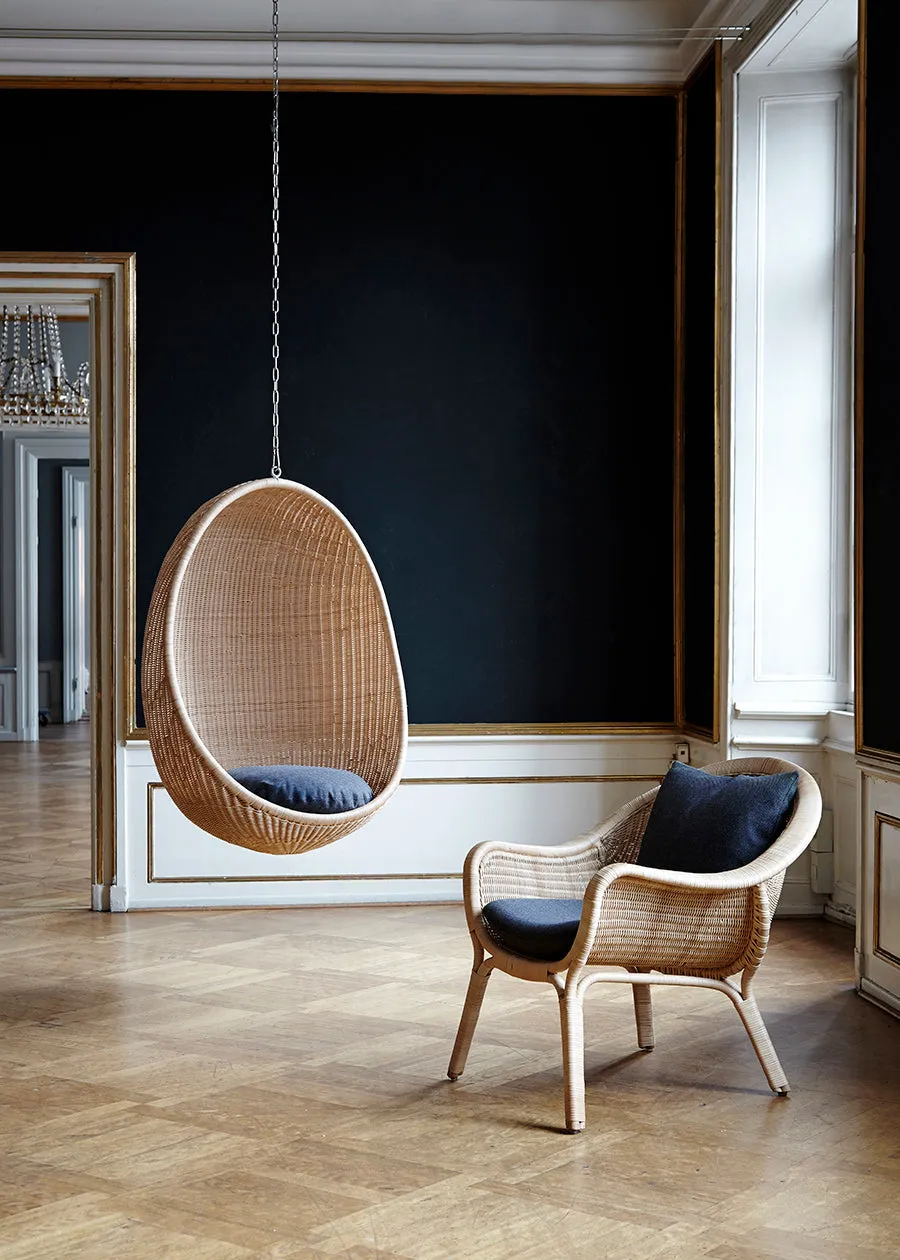 Sika-Design Hanging Egg kæde 150 cm metal sølv